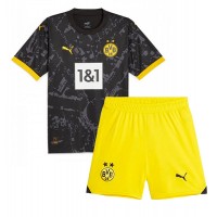 Camiseta Borussia Dortmund Julian Brandt #10 Visitante Equipación para niños 2024-25 manga corta (+ pantalones cortos)